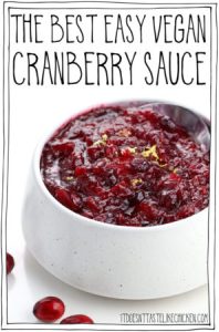 Cranberry sauce recipe - The Best Easy Vegan Cranberry Sauce